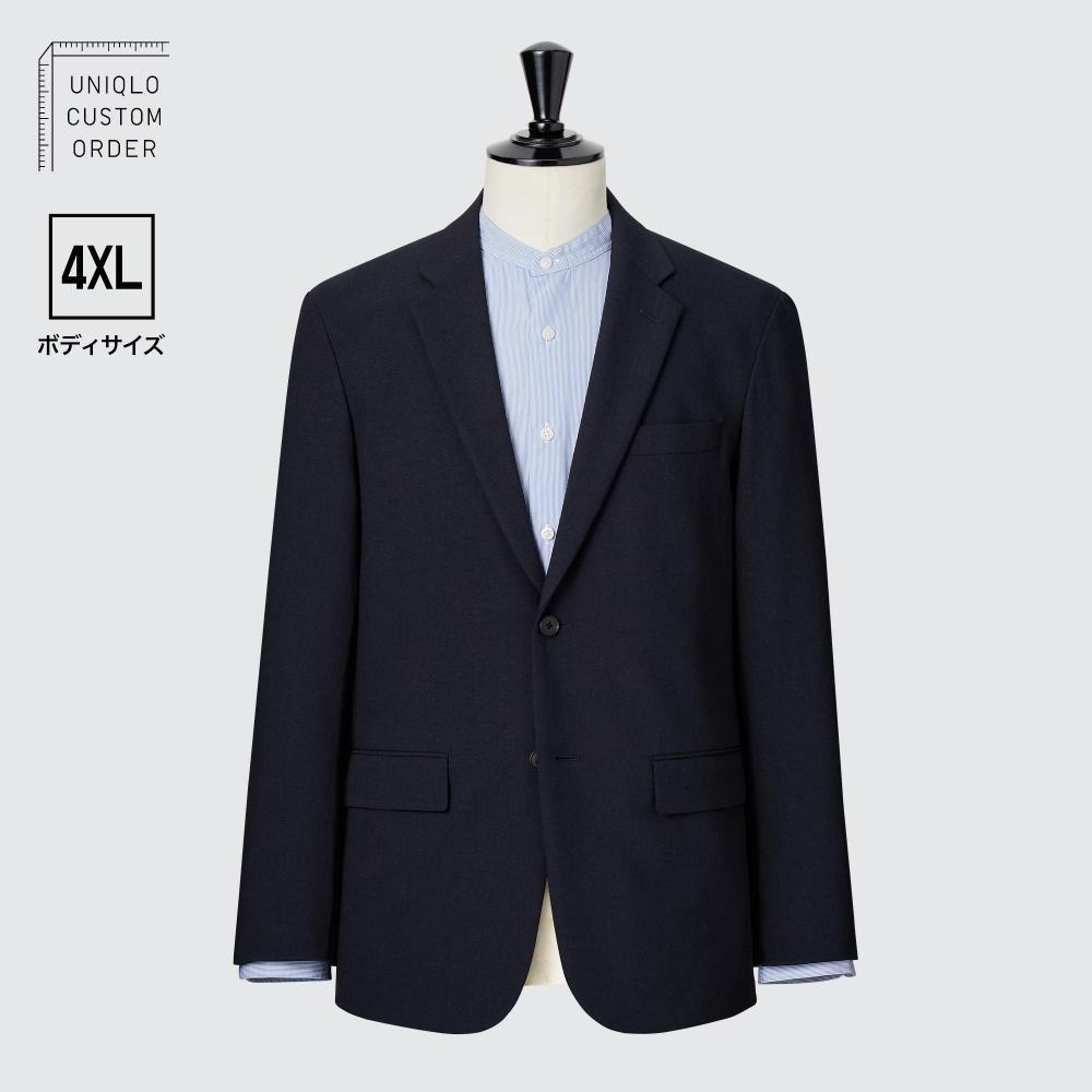 Uniqlo Japan Impressive Jacket 2way Stretch  Wool Like  4xl Size  Length 76 78cm  Sleeve Length 62 64cm  Can Be Set Up