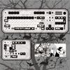 MAIMOOO Makima Keycaps Korean Russian Cherry Moa Pbt Thermal Sublimation Customized Keyboard KeysCaps Black And White