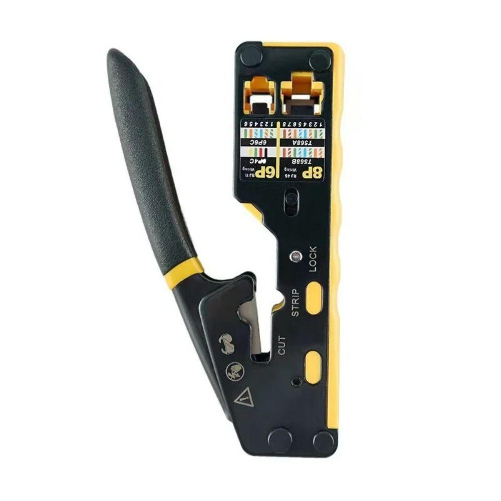EZ-Type Wire Stripper Ergonomic Handle Cable Crimper Network Cable Pliers  Network Repair
