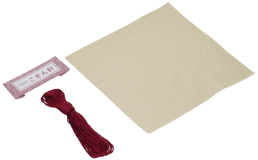 Olympus Kogin Embroidery Kit Coaster (Red) 18