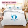 Set Copripiumino Trapuntato con Motivo Malmö FF Decorazione per la Casa Regalo (1 * copripiumino + 2 * federe senza imbottitura)
