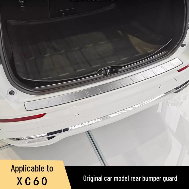 Volvo XC60 Trunk Guard Plate, Scratch-Proof Stainless Steel Welcome Pedal (2018-2026)
