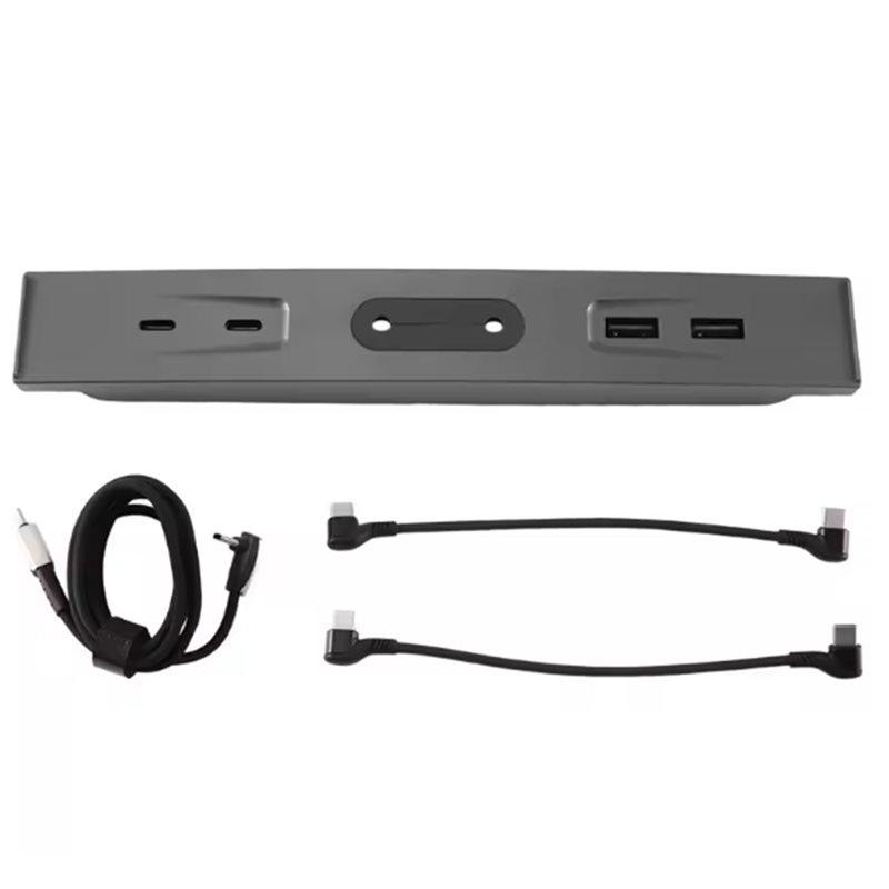 For Tesla Model 3 Y Center HUB Extender Docking Station USB Fast Charging Adapter Accessories