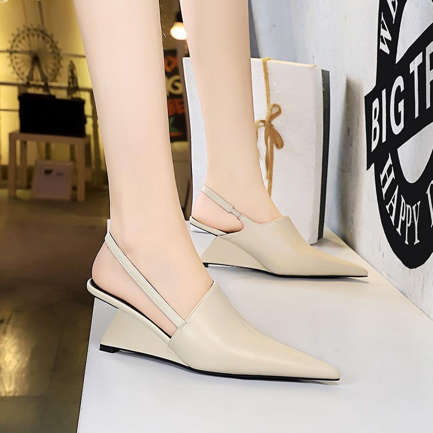 Fashion Mules Compensées Pour Femmes, Chaussons De Luxe Pour Femmes, Mocassins À Talons Carrés, Talons Moyens Et Hauts, 2024
