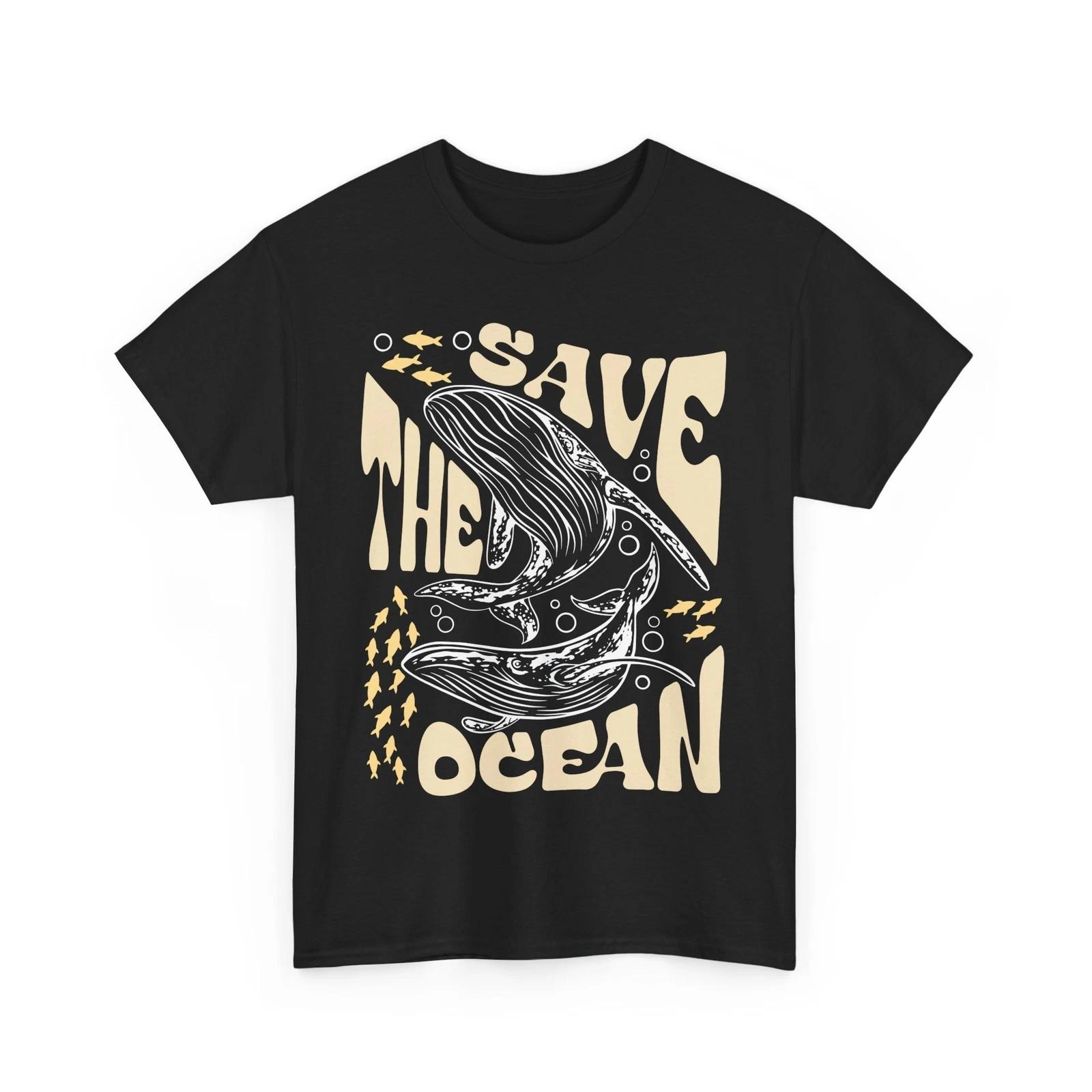 Beach Vibes T-Shirt | Summer Ocean Waves Tee | Save the Ocean Shirt S
