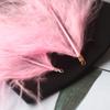 50Pcs With Clip Buckle Full Fleece Turkey Fluff Fluff Diy Decorative Dream Catcher Cat Stick Feather Material