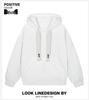 2025 Autumn/Winter Unisex Loose Casual Henley Hoodie Jacket