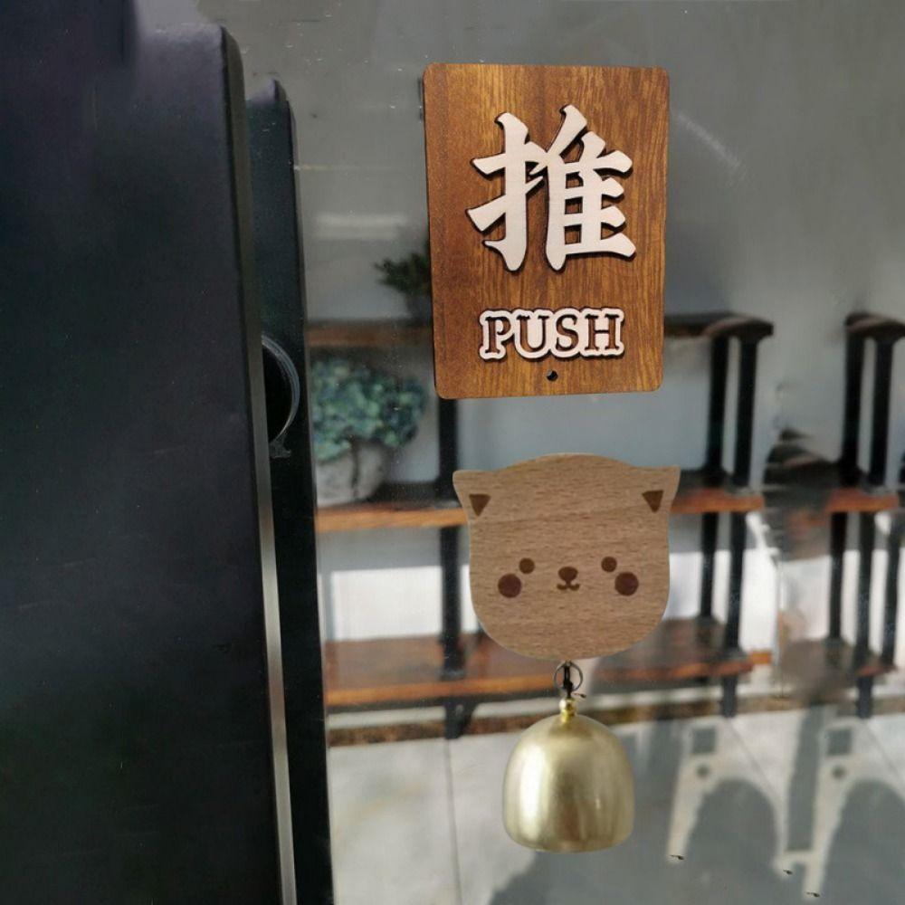 Rabbit/Cat Shape Bear Doorbell Cartoon Shopkeepers Bell Delightful Sound Wind Chimes Garden