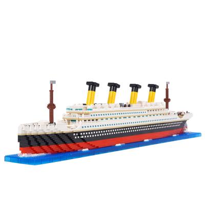 LULUFUN Microblocuri Nava Titanic Blocuri de Construcție Nava de Croazieră Oceanică Asamblare Cadou pentru și Adulți Set, Jucărie, Model, Kit, Zile de Naștere, Crăciun, Băieți,