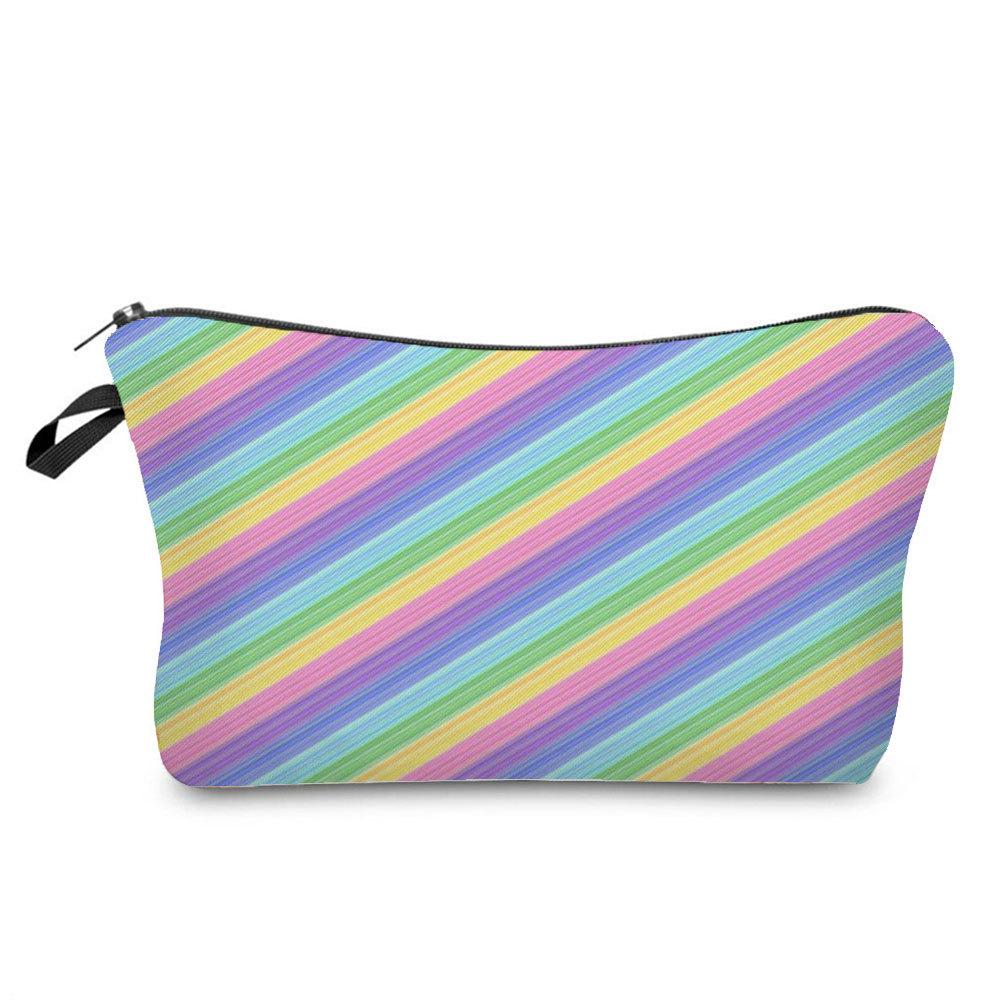 

Women Colorful Print Cosmetic Bag Toiletries Organize Travel Storage Case 6396