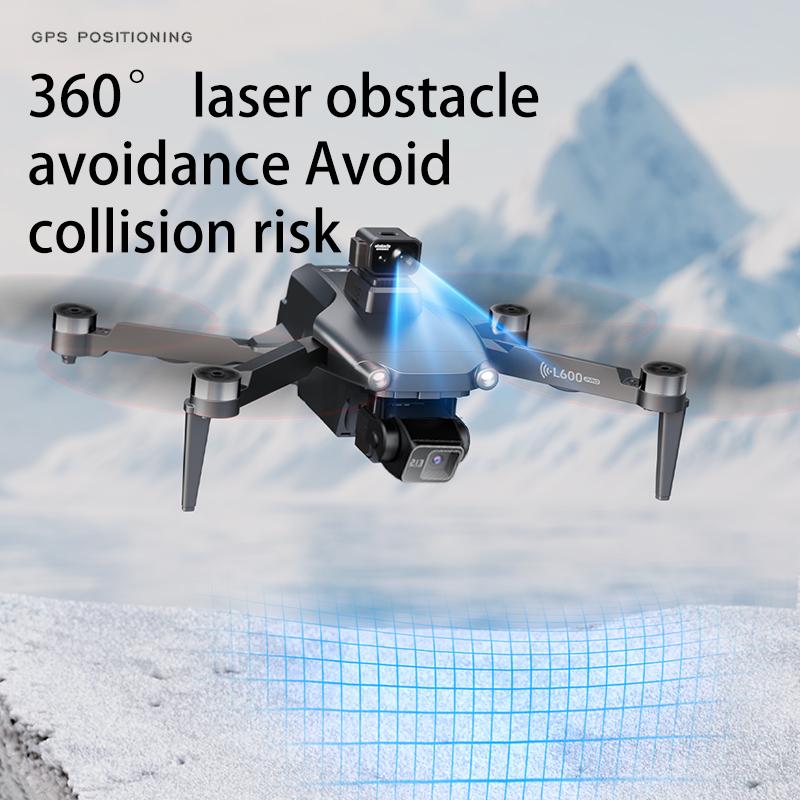 New L600 Pro MAX 4K Professional Drone With 8K HD Camera 3-Axis Gimbal GPS Dron Obstacle Avoidance 5G WIFI FPV RC Quadcopter Toy