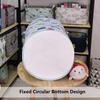 40*50cm Laundry Basket Foldable Canvas Large Dirty Clothes Toys Storage Bags Foldable Hamper With Handles Home Organization