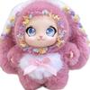 Sweet Pink Long-Eared Lolita Rabbit Plush Doll Pendant - Girly Heart Healing Series