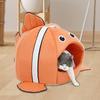 Bed Cute Enclosed Cat Houses for Tent Kittens or Small Dogs Indoor Winter
