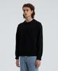 KNITTED Cashmere Wool Pocket Round Knit Black