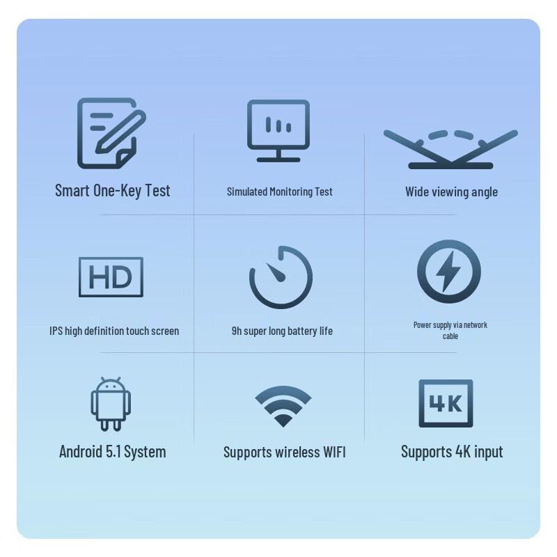Dahua Handheld IP Camera & Network Surveillance Tester CN plug (adapter included)