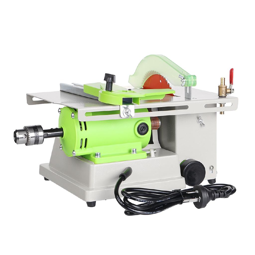220V Electric Jewelry Stone Rock Woodworking Carving Polisher Buffer Lathe Grinding Cutting Machine Grinder Set 1380W