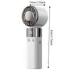 Bladeless Design Handheld Mini Fan Foldable 100 Gear Wind Portable Electric Fans Semiconductor Refrigeration Powerful Airflow