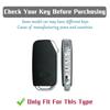 4 Buttons Full Protection TPU Car Key Fob Cover for Kia Sportage K5 K8 Cerato Sorento Soul Ray Telluride - Key Holder Key Chain