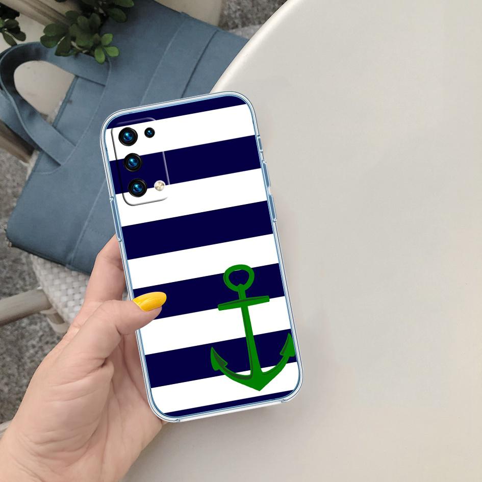 PP1 Anchor Sailor Soft Shell Transparent Phone Case for Samsung Galaxy A04 A04S A14 A23 A34 A54 M23 M33 M52 M53