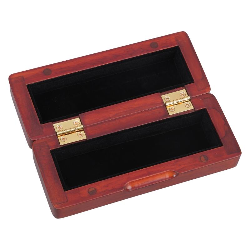 Saxophone Mouthpieces storage Box Maple Wood Mouthpiece Box Woodwind Mouthpiece Case Musical Instrument Accessories