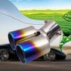 704C Durable Exhaust Muffler Smooth Edge Anti-scratch