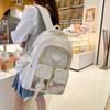 Cute Pain Bag Ins Wind School Bag Female Junior High School Student Japanese Large Capacity Transparent Backpack Versatile Student Backpack Tide