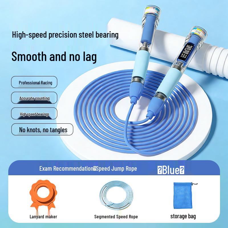 Dual-use Jump Rope for Students: Speed Racing & Fitness Test Training