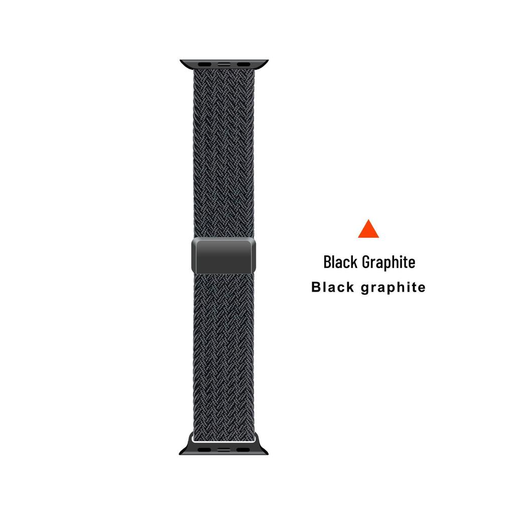 Geflochtenes Magnetarmband aus Nylon für Apple Watch S11