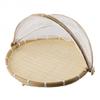 Woven Fruit Vegetable Basket with Anti-Mosquito Net Foldable Design