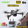 H15 Dron Mini Rc Drone with 4K Dual Camera Hd Wifi Fpv Photography Foldable Quadcopter Fixed Height Drones Gifts Toys for Boys