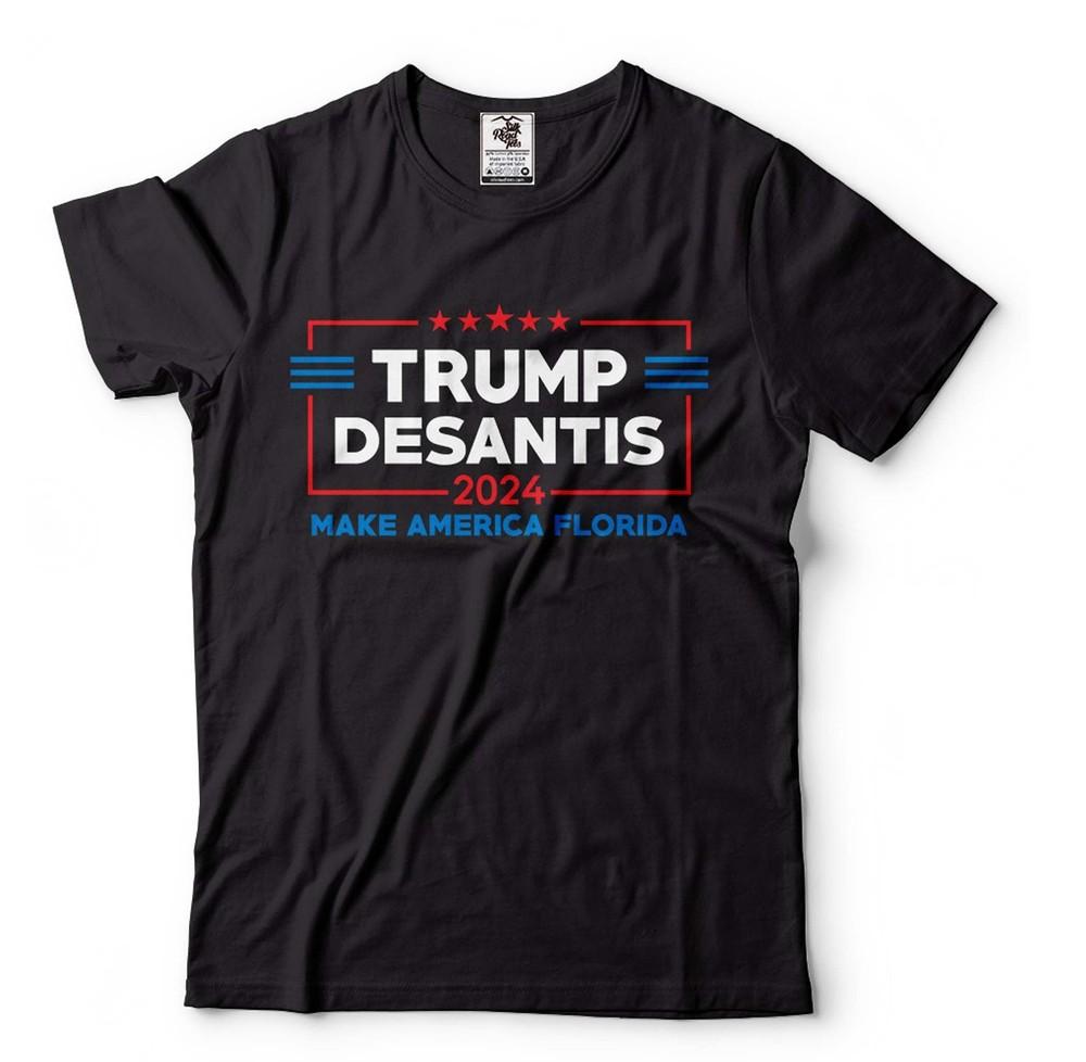 Trump 2024 Shirt Florida Political Funny Shirt Donald Trump Lover Gift Tee Unisex T-Shirt L