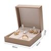 Holder Package Case Square Jewelry Display Jewelry Boxes Storage Case Ring Box Earrings Storage