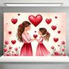 1 piece of tabletop - Super Large Size Background Banner for Happy Mother's Day - Party Banner - Background Cloth