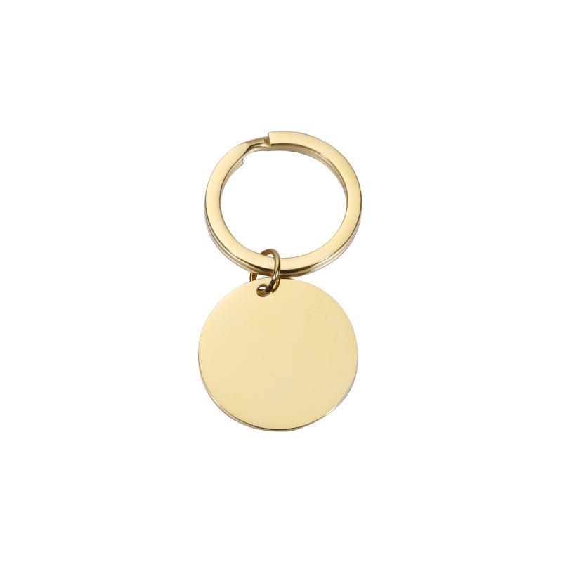 

Модный зеркальный кулон для ключей из нержавеющей стали с лазерным логотипом