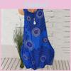 Dames Boho Zomerjurk Midi Lengte Zomer Avond Cocktailfeest Strandjurk Maat S T/m 5xl Met Elegant Kant Hol Ontwerp
