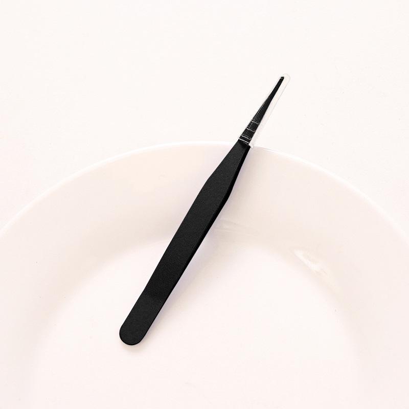 DIY Colorful Macaron Pink Eyelash Tweezers: Pointed Stainless Steel for Handmade Journaling