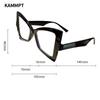 Oversize Vintage Glasses Frames Women Fashion Brand Design Butterfly Shape Eyeglasses Trendy New Non-prescription Eyewear