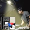 Ultra-Bright Tactical Flashlight with Multi-Function Display, Fluorescent Pen Clip, and Magnetic Emergency Work Light