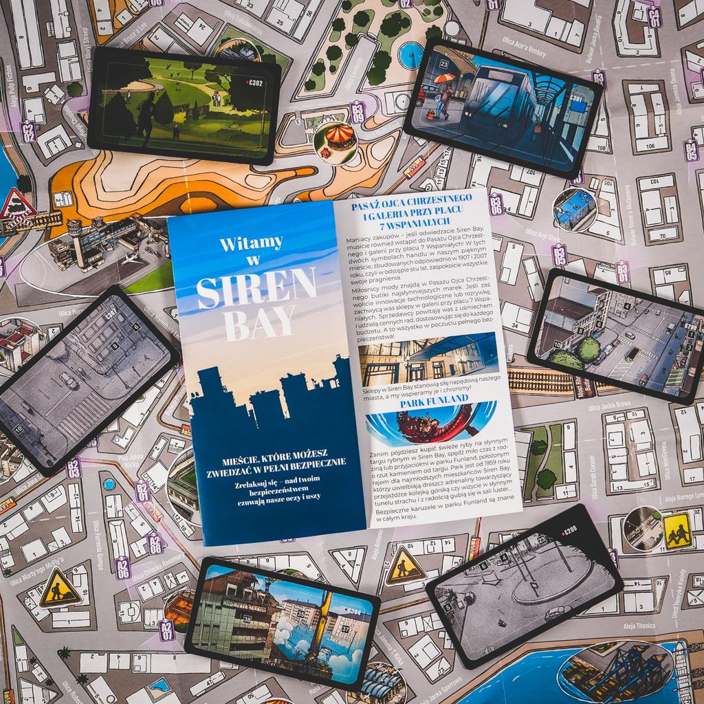 Tracks. Audio detective. Board game. Muduko