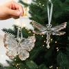 Shatterproof Acrylic Snowflakes Hanging Decorations For Indoor and Outdoor Christmas Displays