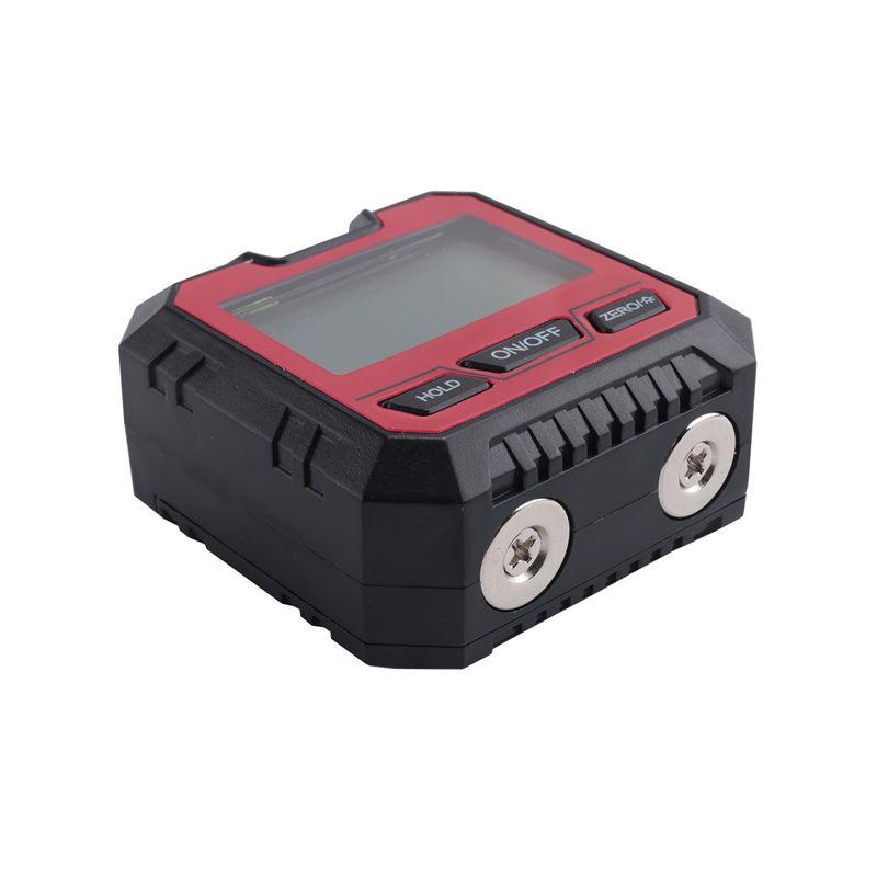 

ABJI-Precision Digital Inclinometer Electron Goniometers Magnetic Base Digital Protractor Angle Finder Bevel Box красный
