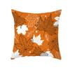 New Style Pillow Cover Autumn Maple Leaf Sofa Cushion Home Supplies Peach Skin Cushion Cover