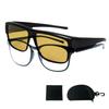 Polarized Sunglasses Can Be Worn Over Regular Includes Cleaning Cloth and UV400 UV [ZesMark] Over-the-Glasses - Glasses. Case. Protection. (Yellow)