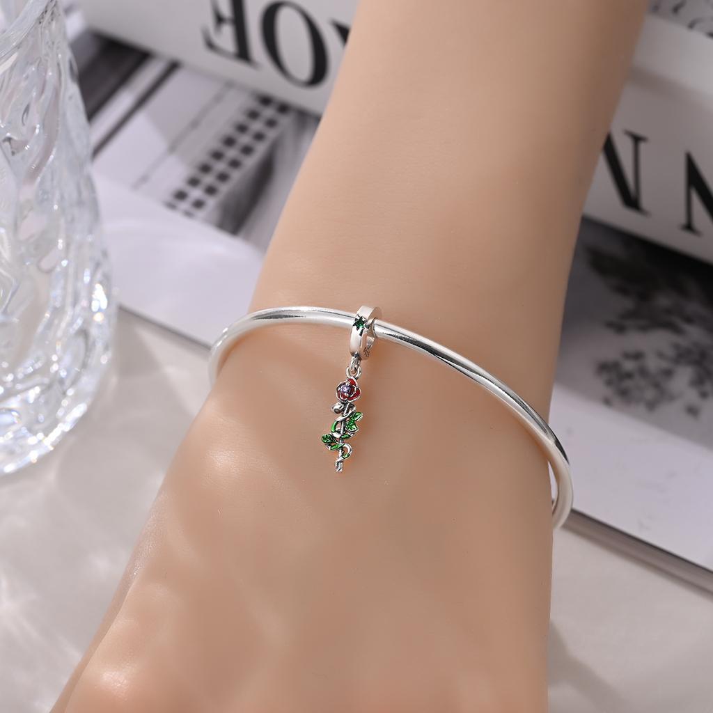 Genuine Charm Copper Snake Pendants Pet-Themed Lifestyle Bead Fits Bracelets Women Jewellery Crafting Do-It-Yourself Gifts