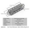 1/2/4PCS Solar LED Car Anti Rear End Collision Light Anti-collision Warning Wireless Flashing Breathing Light Car Accessories