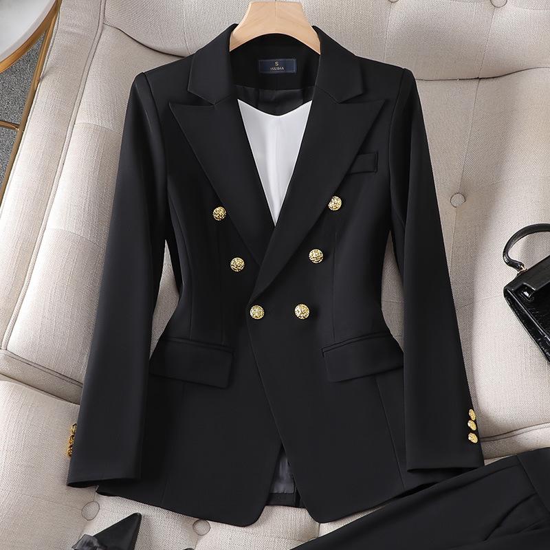 Zihong Women's White High-End Formal Suit Set - Goddess Style 8017