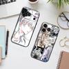 M-Mikazuki T-Turumaru Silicone Soft Phone Case For IPhone17 16 15 14 13 12 11 Pro Max Plus X XR SE Cover