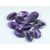 327Cts.Natural Amethyst Druzy Oval Cabochon Loose Gemstone 10Pcs Lot 24-36MM C-1240