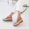 Jisyu Casual Leather Platform Sneakers 5cm